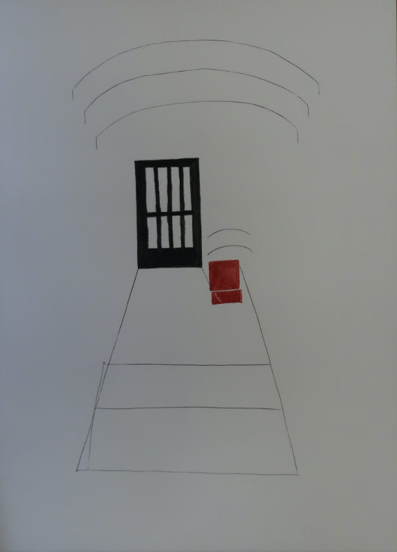 06_HINTERBERGER_Luise Kloos_38x28cm_Kohle und Tusche auf Papier_2021_IMG_2569