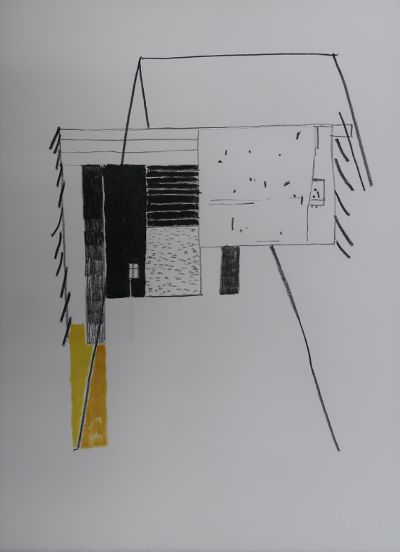 09_HINTERBERGER_Luise Kloos_38x28cm_Kohle und Gouache auf Papier_2021_IMG_2572